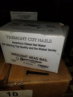 2inch Tremont cut nails 5lb box 25$