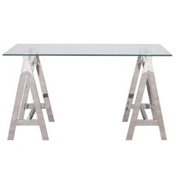 Glass Desk- Like New! 