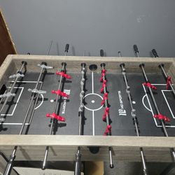 Foosball Table LIKE NEW GREY COLOR