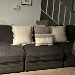 Dark Grey Couch 