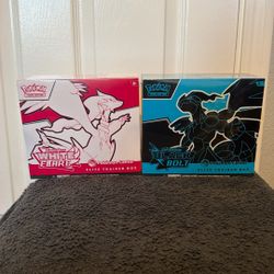 Black Bolt And White Flare Pokemon Center ETB