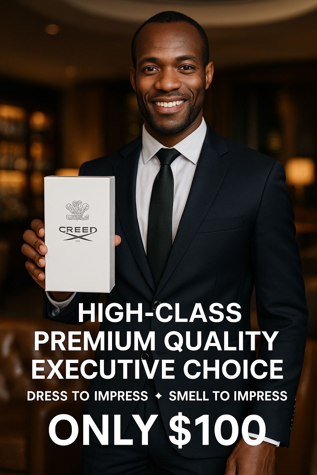 Step into power with Creed – the premium fragrance
