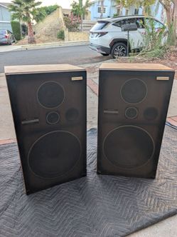Vintage Pioneer CS-G303 3-Way Floor Speakers 120W - Made in USA - Read Desc