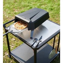 NUUK Propane 12" Cast Aluminum Pizza Oven with Waterproof Carrying Bag 