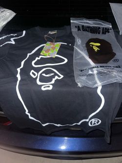 Cool graphic bape tee cheap
