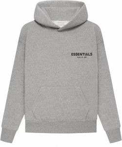 Dark grey essentials hoodie brand new