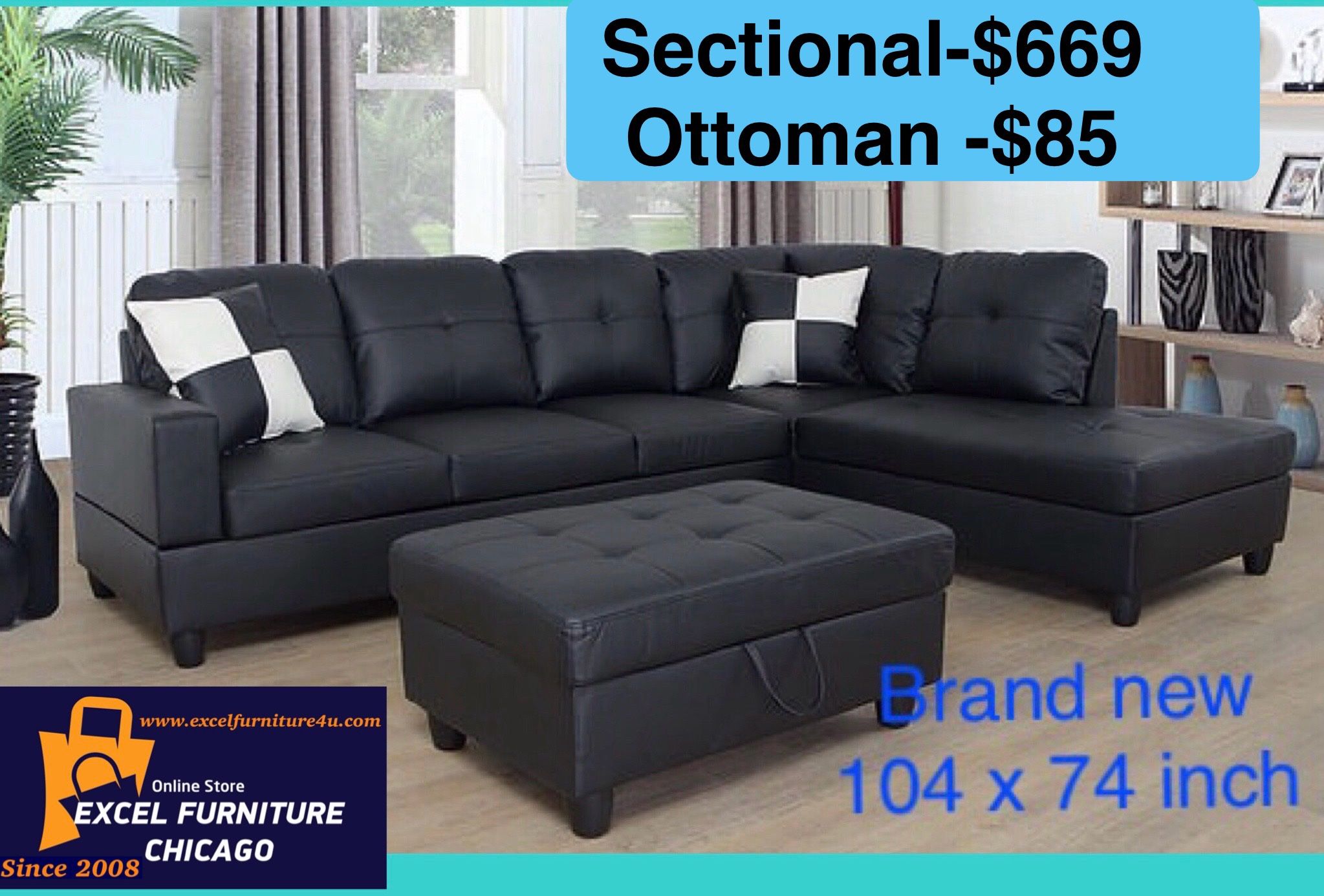 💫FREE DELIVERY💫Brand New Sectional Sofa Couch