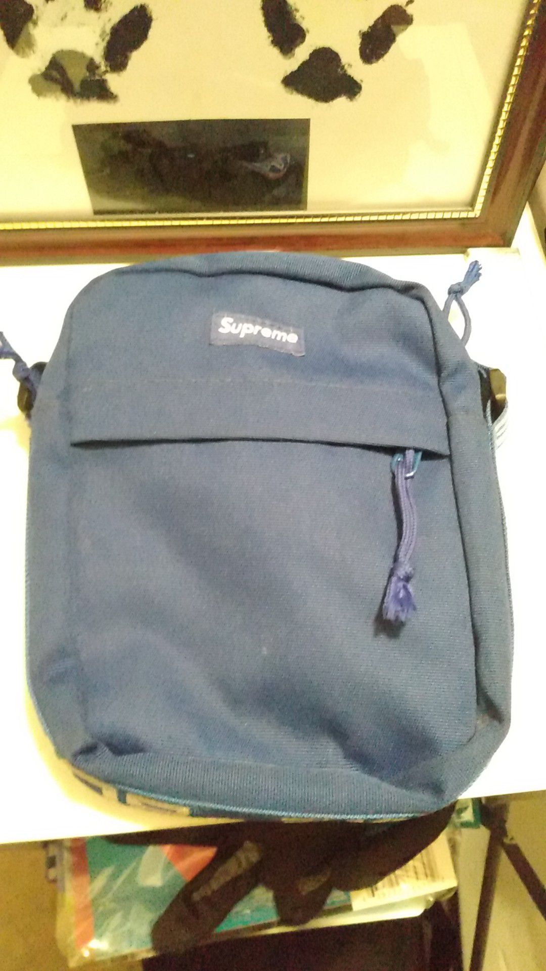 Blue Supreme bag