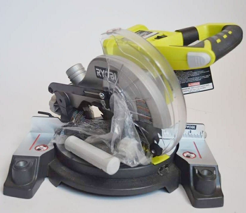 Ryobi P551 18V 7 1/4" Cordless Miter Saw Bare Power Tool 4500 RPM w/ Blade