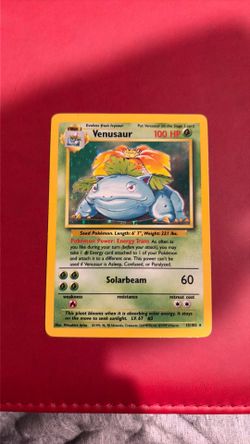Venusaur Base Set Pokemon Card Holo Vintage