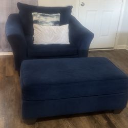 Velour Six Piece Living Room Set