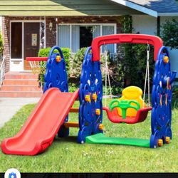 Kids Swingset And Slide