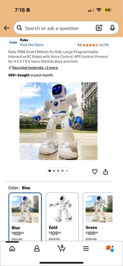 Programmable Smart Robot for Kids  (Like New)
