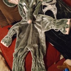 VTG Chosun Kids Elephant Halloween Plush Costume Fits Size 3-5 Approximately 44"