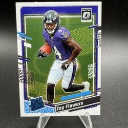 2023 Panini Donruss Optic - Rated Rookie Zay Flowers #210 (RC)