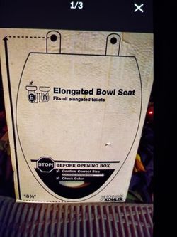 Elongated Bowl Seat (Biege) 18 5/8"