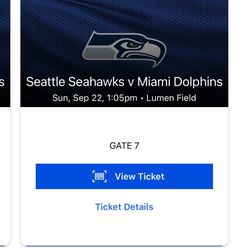 Seahawks Tickets 2x For Cheap!