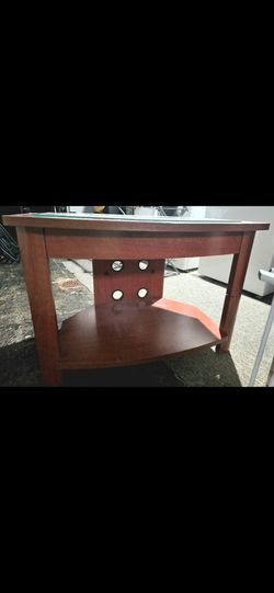 Wood TV Stand