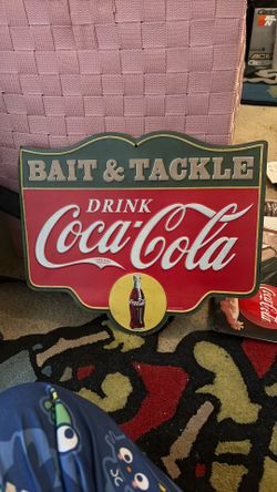 Metal Sign “Bait & Tackle”