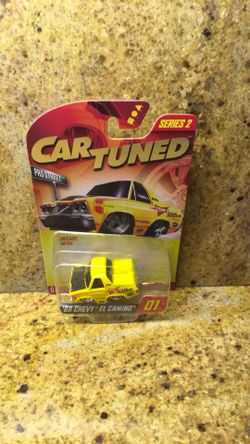 CAR TUNED ~ Series 2 ~ # 1 ~ Walgreens Exclusive ~ ‘68 Chevy El Camino ~ Pro Street