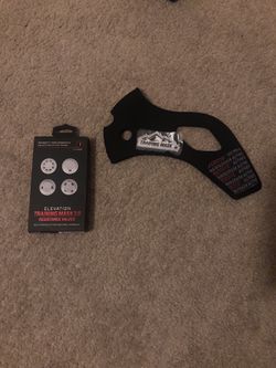 Training mask sleeve and resistance valves