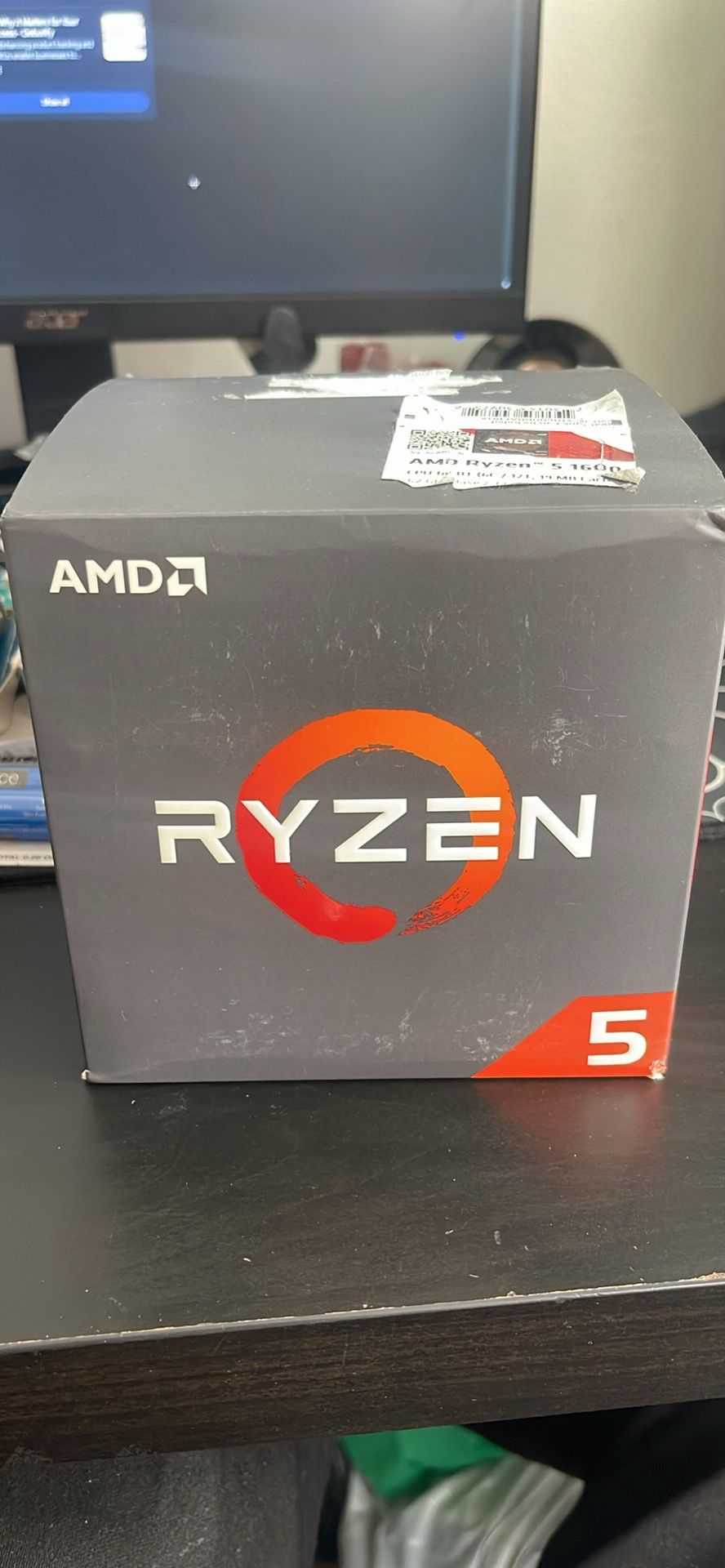 AMD Ryzen 5 1600 6-Core CPU w/ Wraith Spire Cooler – Brand New Open Box