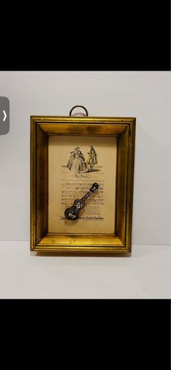 Antique Violin Art Gravure Shadow Box George Bickhman Music Sheets . Beautiful and very rare collectible Shadow box with George Bickham Music sheet an