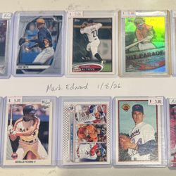 10 Houston Astros Cards Rookies, Refactors, Serial Numbered #/, Inserts/Parallels