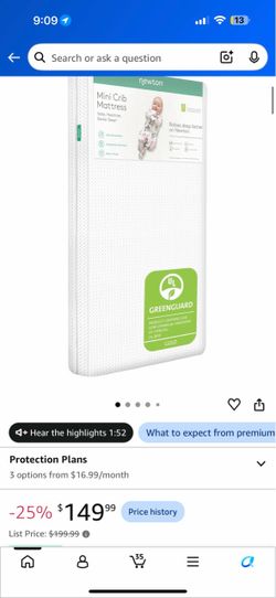 Mini crib mattress