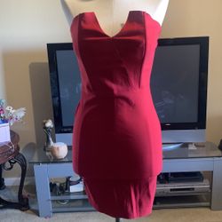 Lovely Day Red Strapless Sweetheart Bodycon Dress