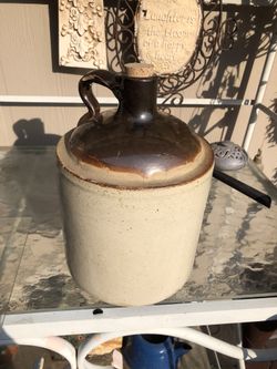 Vintage whiskey jug