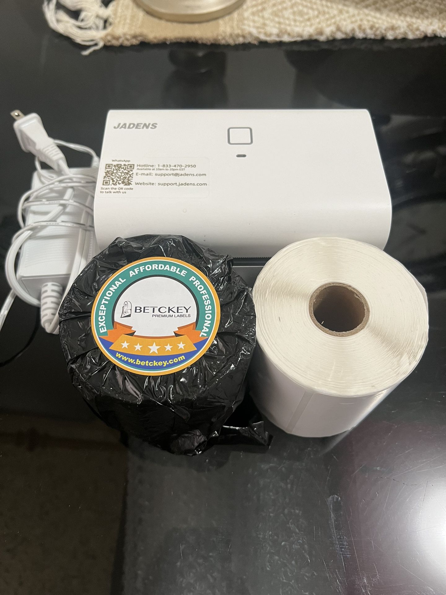 Jadens Thermal Printer With Labels Included