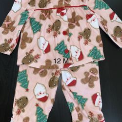 Baby Girl Christmas Pjs