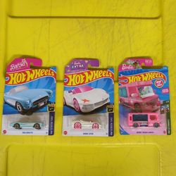 BARBIE! - Fleet of Hot Wheels Cars