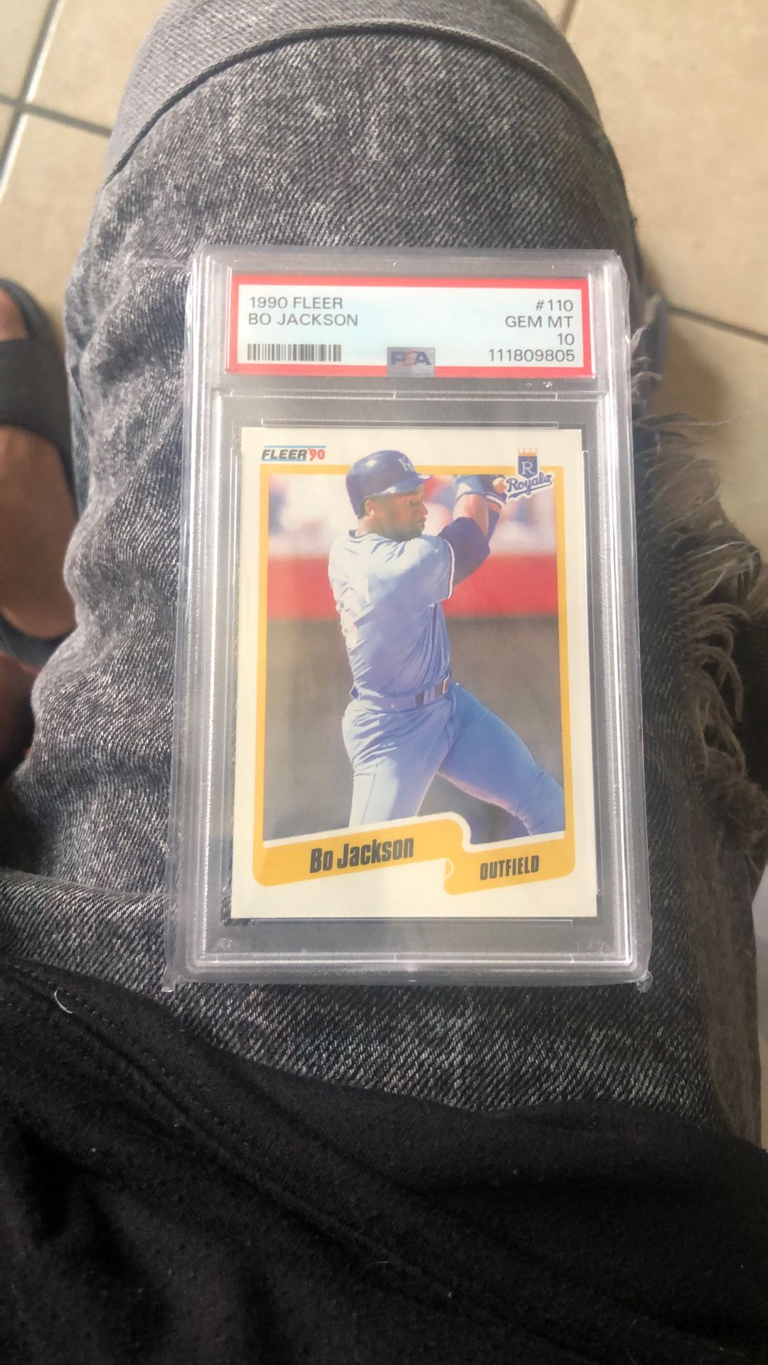 BO JACKSON Fleer 90 PSA 10