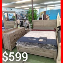 😍 Queen Bedroom Set 