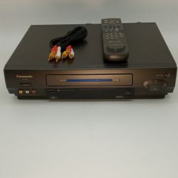 Panasonic ,VCR with Remote And Cable. Works Fine 