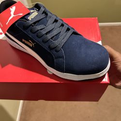 Men’s Puma Composite Steel Toe Shoes Size  9.5