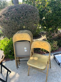 Metal chairs