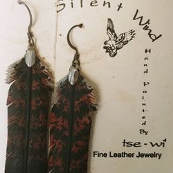 Handcrafted Leather Earrings