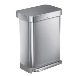Costco simplehuman 55L Rectangular Step Can with Plastic Lid $80