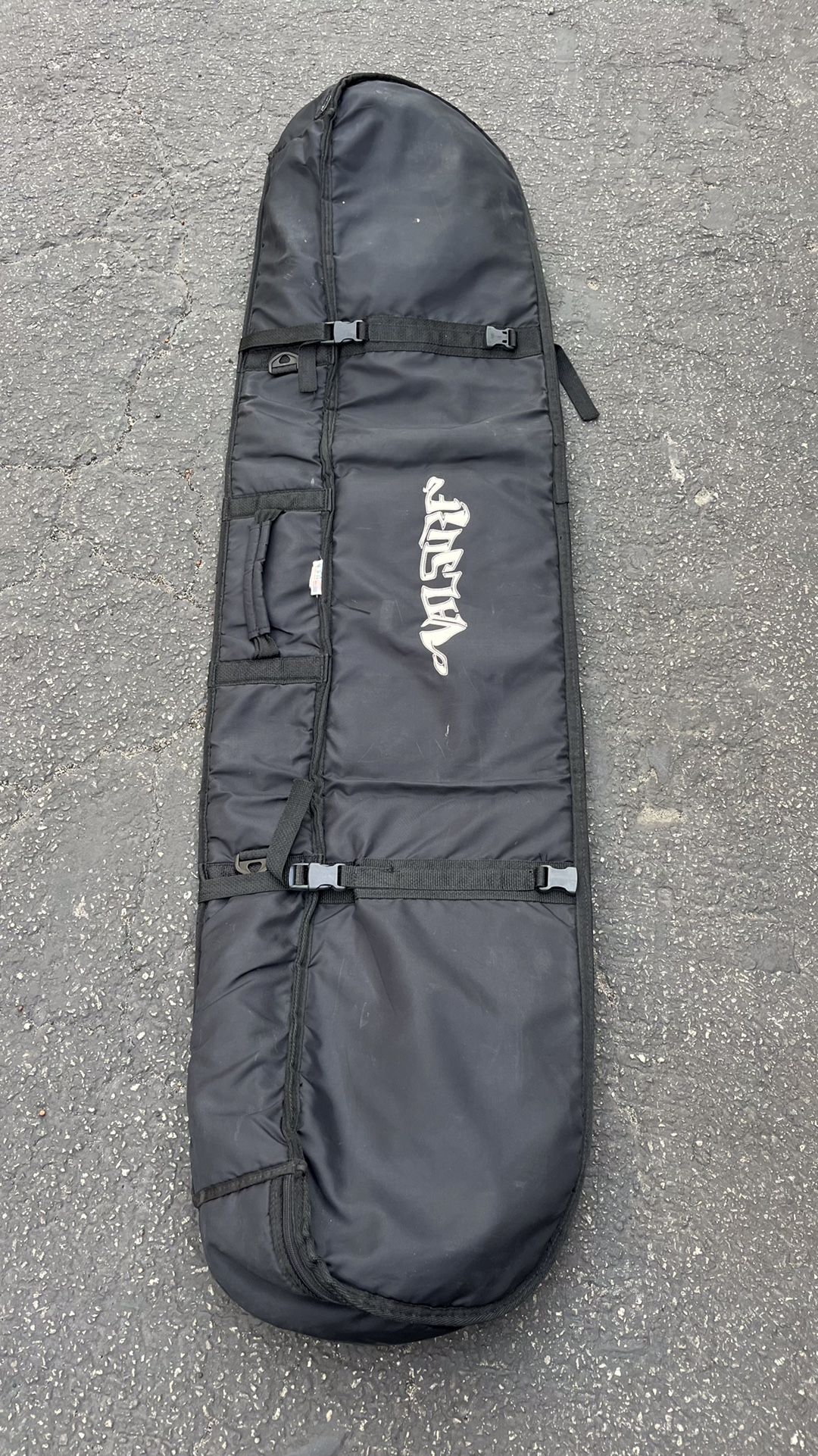 black valsurf multi - snowboard large padded bag approx. 165 cm. 
