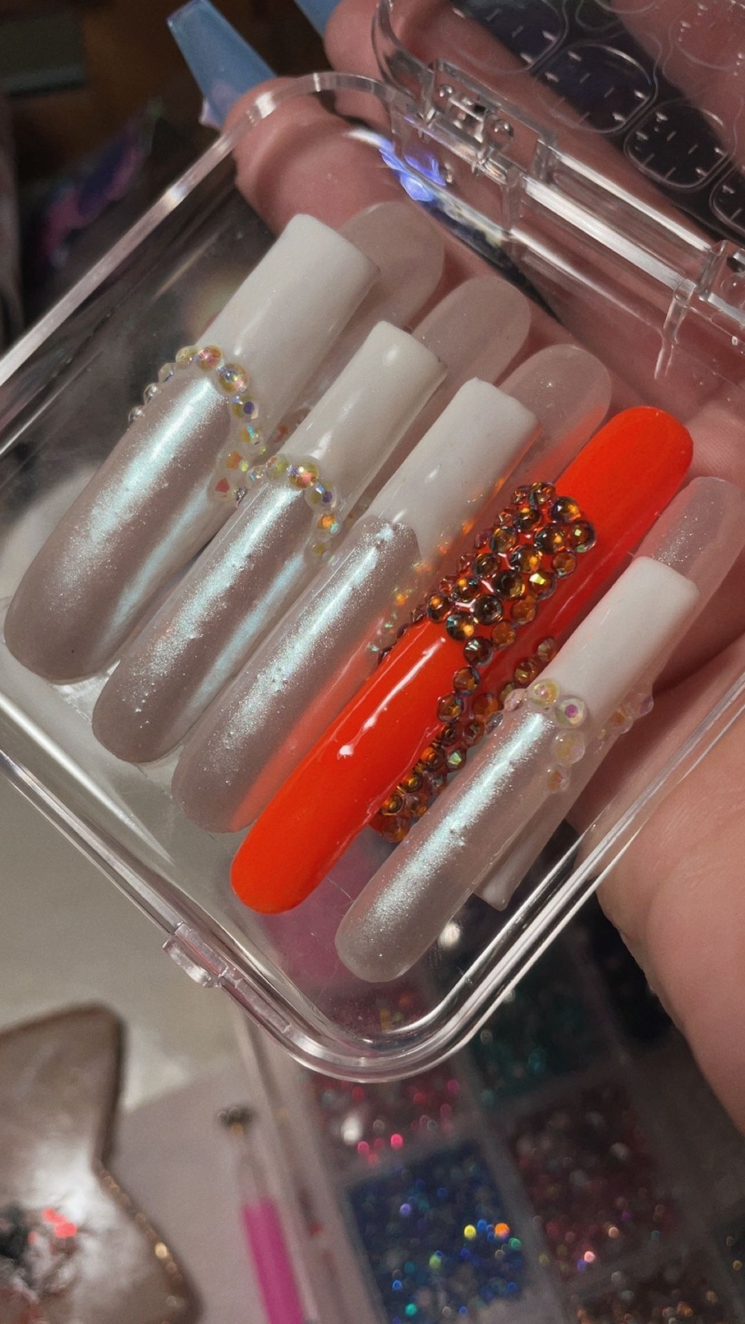 Long Square Nails