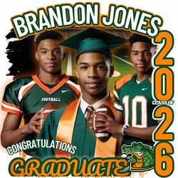 Custom 2026 Grad Fan