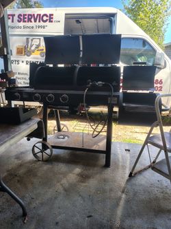 heavy duty '' gas' charcoal' or wood smoker nice modifications that are reversible