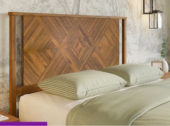 Ethan Solid Wood Rustic Headboard King