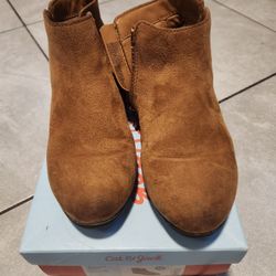Brown Suede Boots Size 12 Girls