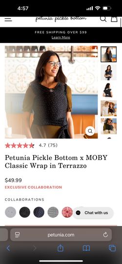 Petunia Pickle Bottom X MOBY Wrap