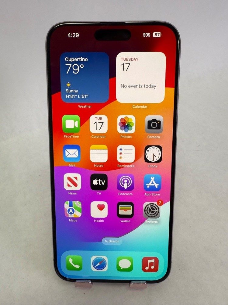 iPhone 15 Pro Max – 256GB – Black Titanium – Unlocked- Like New