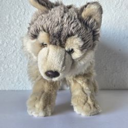 Webkinz Signature Timber Wolf Plush Ganz WKS1008 NO CODE Retired